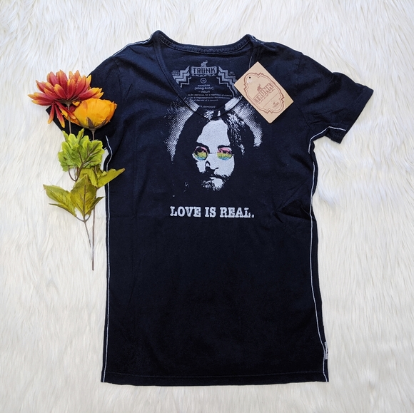 Trunk Ltd Tops - Trunk Ltd. Black John Lennon Tee Size M
